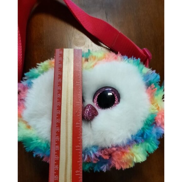 Ty Gear Collection Owen Plush Rainbow Owl Crossbody Bag - Picture 12 of 12